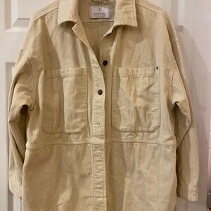 Stradivarius Tan Utility Jacket with Relaxed Fit